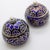 Vintage Italian Handmade Sterling Silver 925 and Enameled Duo Pill Snuff Boxes, 1980s, Set of 2 For Sale - Image 3 of 12