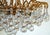 Vintage Brass and Lead Crystal Ball Chandelier from Schröder, 1970s For Sale - Image 12 of 15