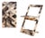 Fläpps Folding Chair – Criss Cross Grey (on Birch) from Ambivalenz For Sale