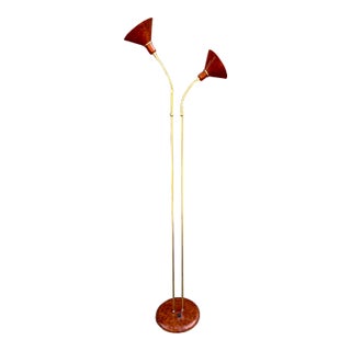 Vintage Danish Chrome Floor Lamp For Sale