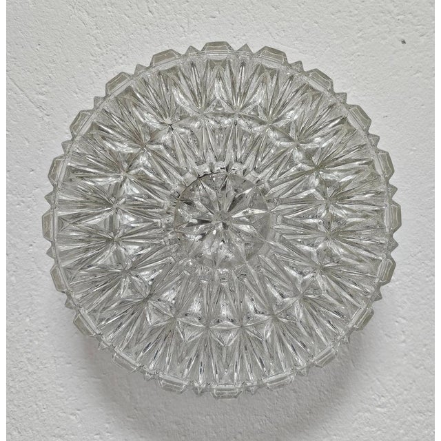 This listing presents a beautiful, large mid century modern flush mount or sconce manufactured by ERCO. Manufacturer's...