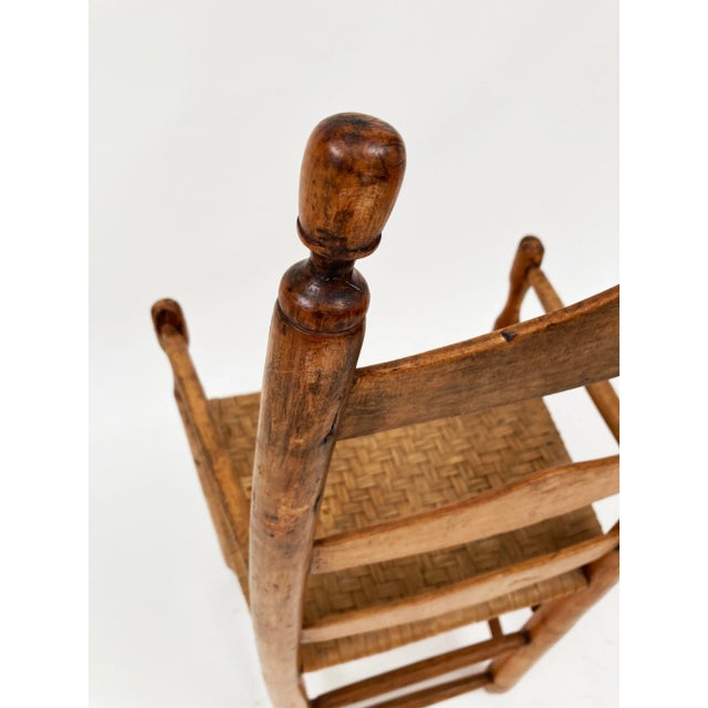 18th Century Kentucky Hard Rock Maple Chair For Sale - Image 4 of 12