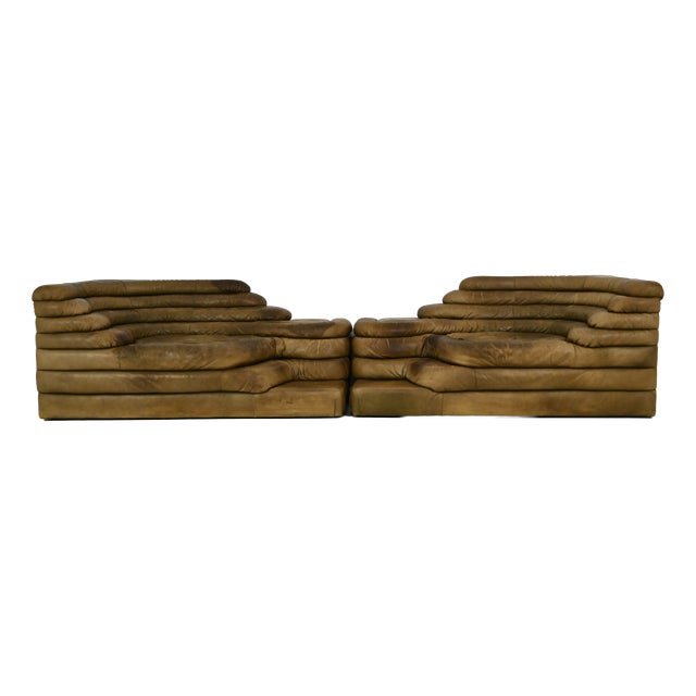 DS-1025 Terrazza Sofa by Ubald Klug for de Sede, 1970s, Set of 2 For Sale