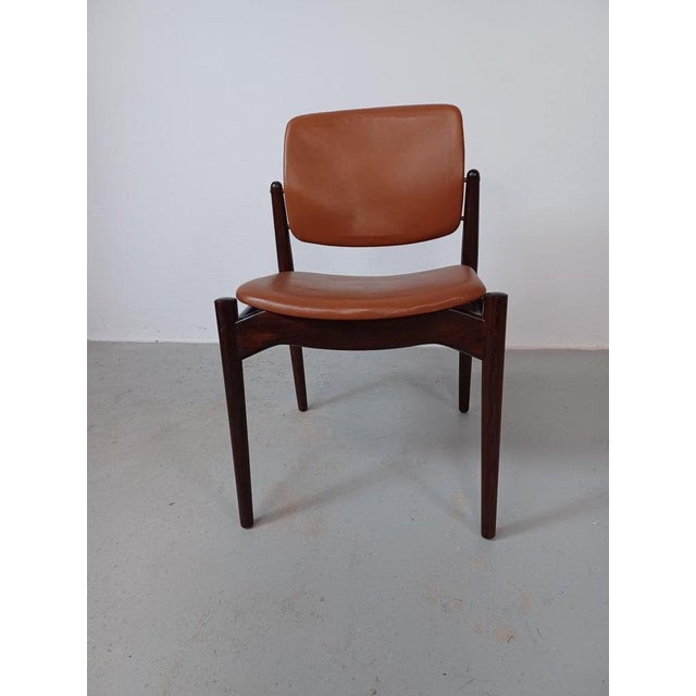 Rosewood Dining Chairs by Erik Buck, Customizable Reupholstery, 1960s, Set of 4 For Sale - Image 3 of 12