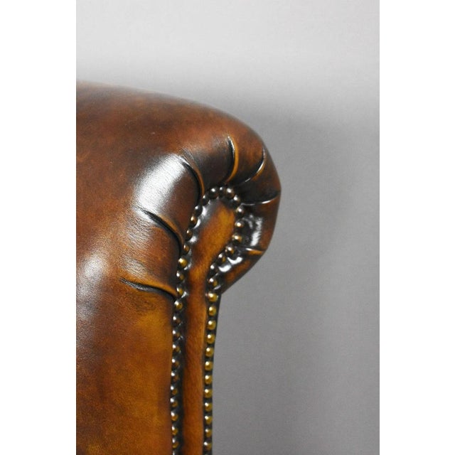 Leather Club Chairs, 1920, Set of 2 For Sale - Image 9 of 10