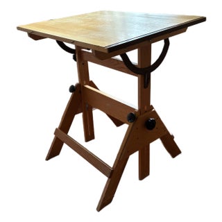 Anco Bilt Adjustable Mid-Century Modern Drafting Table, 1940s–50s For Sale