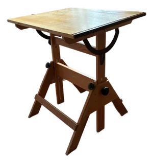 Anco Bilt Adjustable Mid-Century Modern Drafting Table, 1940s–50s