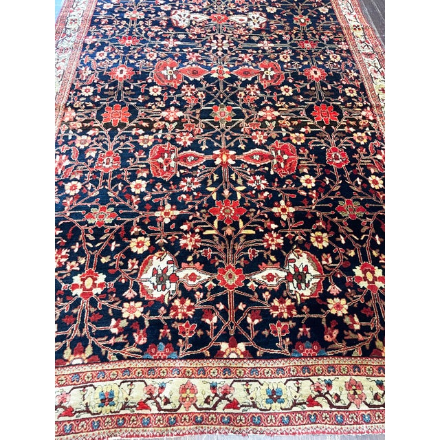 Antique Persian Feraghan Rug For Sale - Image 9 of 10