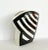 1990s 1990s John Bergen Studio Postmodern Black and White Ceramic Amorphous Vase For Sale - Image 5 of 9