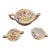 1950s Mid-Century Modern Sadler "Sophie Chintz" Tea Set - Set of 3 For Sale