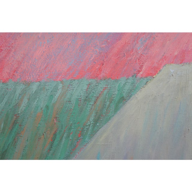 1986 "Plan Immortal" Mixed Media Oil Painting on Canvas by Craig Lloyd For Sale - Image 9 of 13