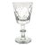 A matched set of five Webb Corbett full lead crystal water goblets in the discontinued WEC5 pattern, produced in England...