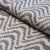 Schumacher SAMPLE - Schumacher Stepped Chevron Fabric In Indigo For Sale - Image 4 of 4