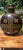 Bottle Green Vintage Hand-Painted Blackware Pottery Bottle Vase With Floral Folk Art Motif For Sale - Image 8 of 18