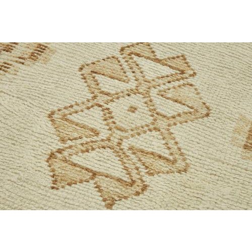 Beige Bohemian Runner Rug For Sale - Image 5 of 7