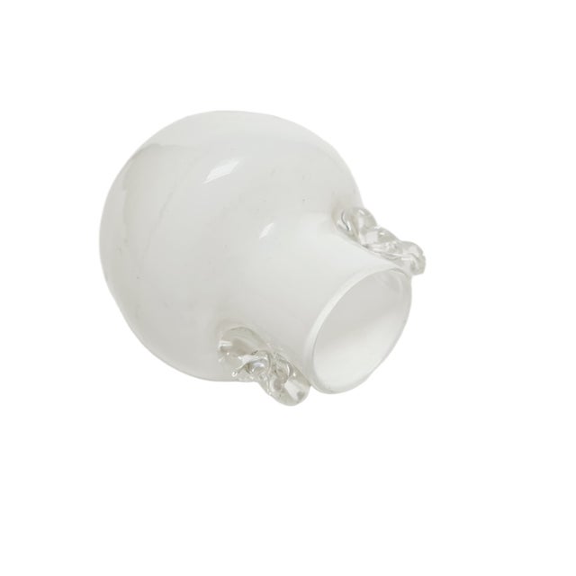 White Vintage Polish Vase from HSG Tarnowiec, 1970s For Sale - Image 8 of 10
