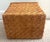 Mid Century Woven Rattan Wastebasket For Sale - Image 10 of 10