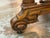 Hand Carved Wood Base + Wood Top, Antique For Sale - Image 11 of 12