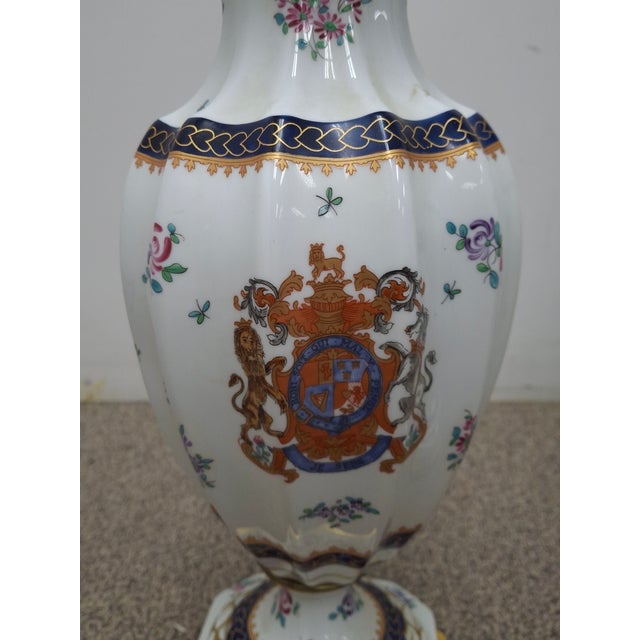 1970s Procelaine De Paris Bicentennial Painted Lamps - a Pair For Sale - Image 15 of 16