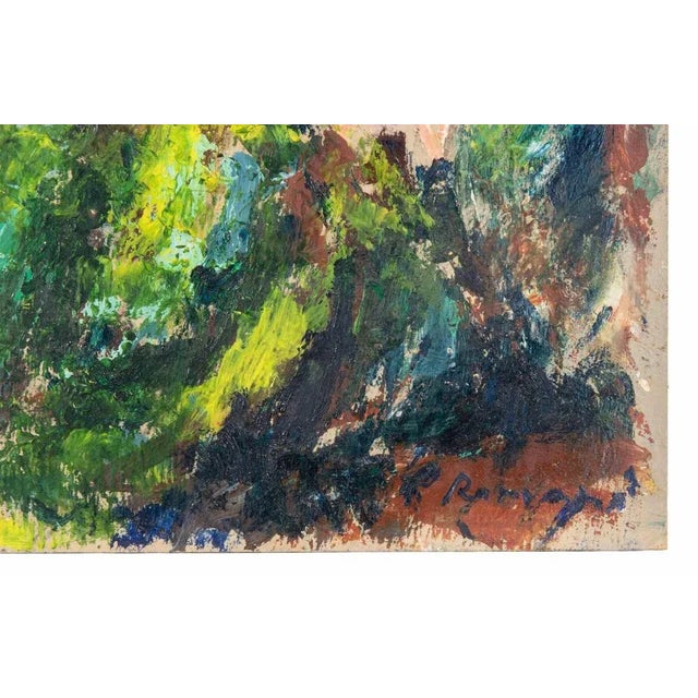 Oil on plywood realized by Pino Romanò (1934) in 1990s. Hand signed. Titled on rear. Very good condition. This piece is...
