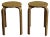 Bent Plywood E60 Stacking Stool by Alvar Aalto for Artek, 1980s For Sale