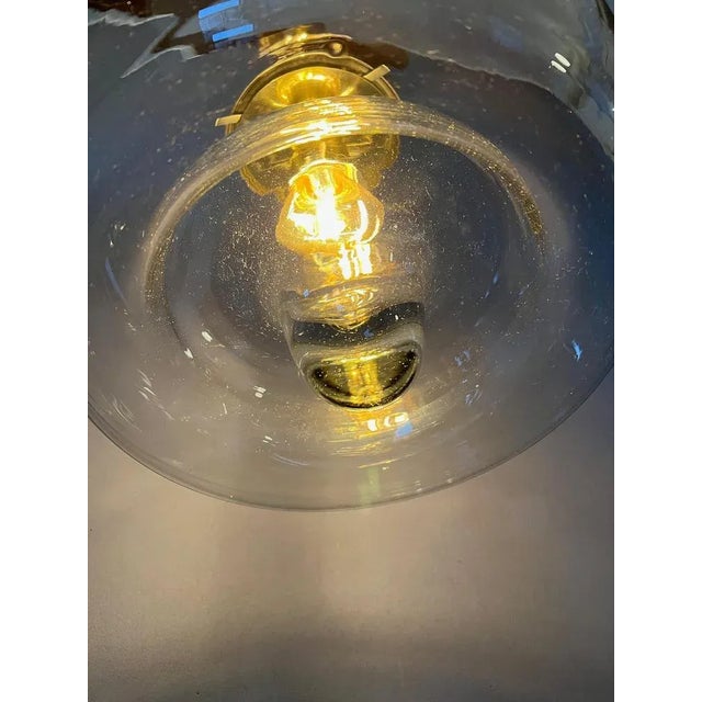 1970s Vintage Mid-Century Modern Glass Lamp by Doria Leuchten For Sale - Image 5 of 10