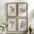 Chinese Pink Clematis Prints, Set Of 4 For Sale - Image 3 of 3