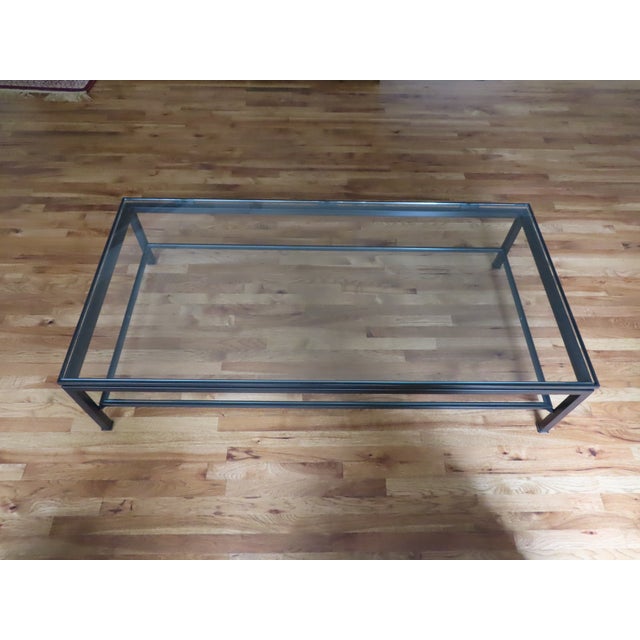 Restoration Hardware Large Restoration Hardware Marceau Coffee Table For Sale - Image 4 of 9