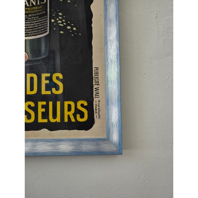 Mid 20th Century Vintage Fap'Anis Beverage Poster by Delval For Sale - Image 5 of 5