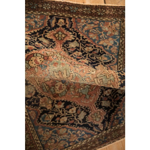 1920s Antique Sarouk Square Rug Mat - 2' x 2'4" For Sale - Image 5 of 8