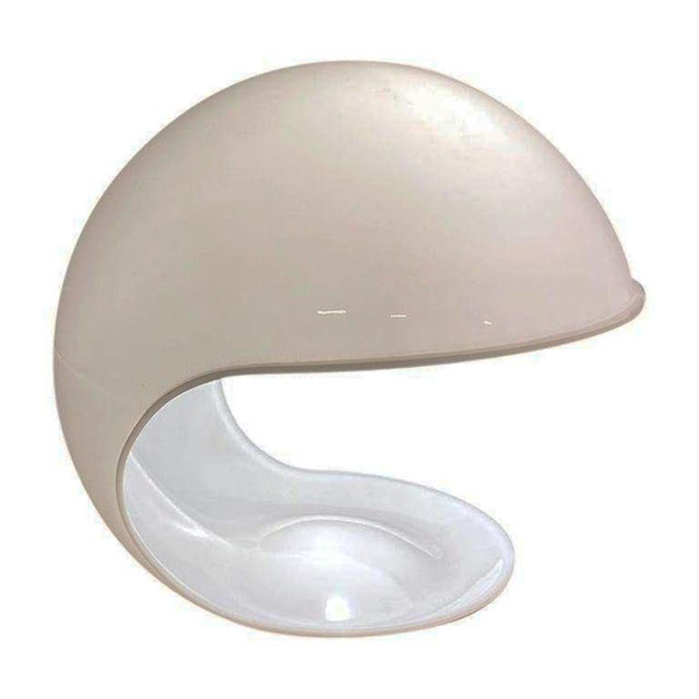 Ivory Italian Foglia Table Lamp by Elio Martinelli for Martinelli Luce, 1970s For Sale - Image 8 of 8