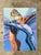 Paper Vintage Ron Seitler Figurative Oil Crayon Drawing For Sale - Image 7 of 12
