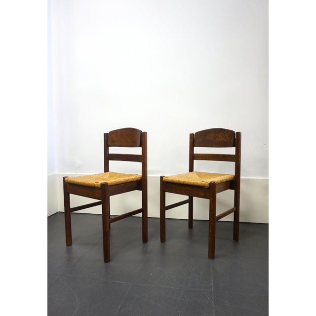 Brown Brutalist Chairs, Holland, 1960s, Set of 2 For Sale - Image 8 of 10