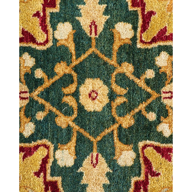 Traditional Mogul, One-of-a-Kind Hand-Knotted Area Rug - Red, 9' 2" x 12' 0" For Sale - Image 3 of 8