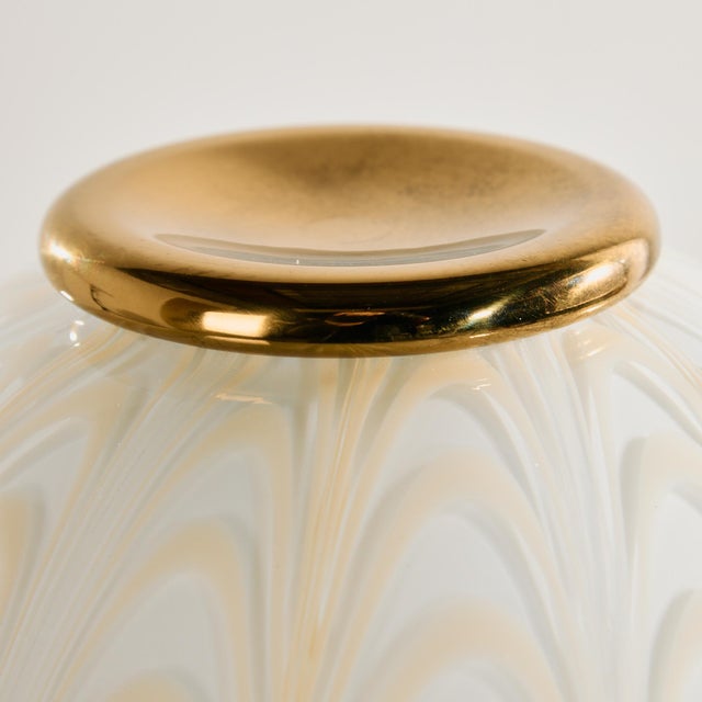 AVMazzega Table Lamp by F. Fabbian for Mazzega, 1970s, Set of 2 For Sale - Image 4 of 16