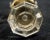 Traditional Mercury Bullet Glass Door Knob Set With Brass Rosettes For Sale - Image 3 of 5