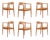 Hans Wegner for Johannes Hansen “The Chair” Dining Chairs Set of Six in Oak 1960 For Sale