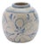 Floral Stoneware Vase 6"H For Sale