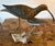 Vintage Hand Carved and Painted Wooden Shorebirds, Folk Art, Signed Wek For Sale In New York - Image 6 of 7