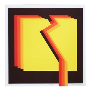 1970s "Fanfare" Screenprint by Frank Rowland