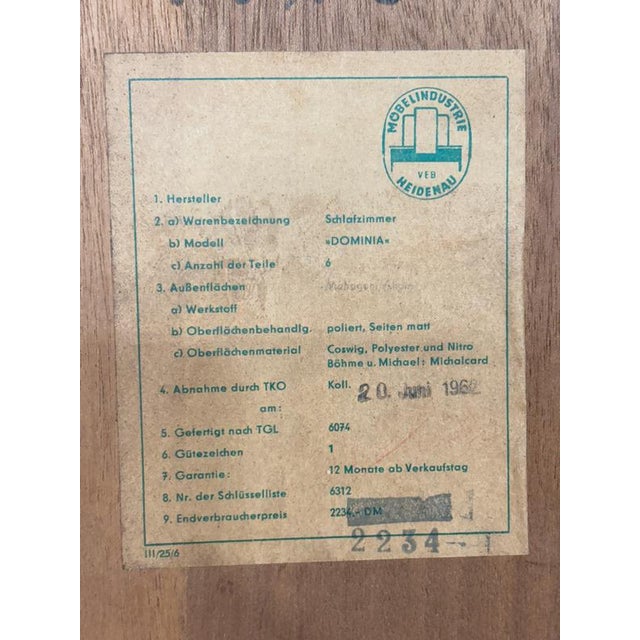 Mid-Century Mahogany and Maple Wardrobe For Sale - Image 10 of 11