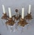 Glass Mid 19th Century Grand Scale French Rococo Louis XV Gilt Bronze/ Heavy Cut Crystal Candle Holder Wall Sconce For Sale - Image 7 of 18