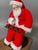 Red Vintage American Folk Art Santa Claus Toymaker Christmas Sculpture With Train For Sale - Image 8 of 12