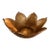 Vintage Horchow Italian Gilt Sculptural Flower Bowl. For Sale