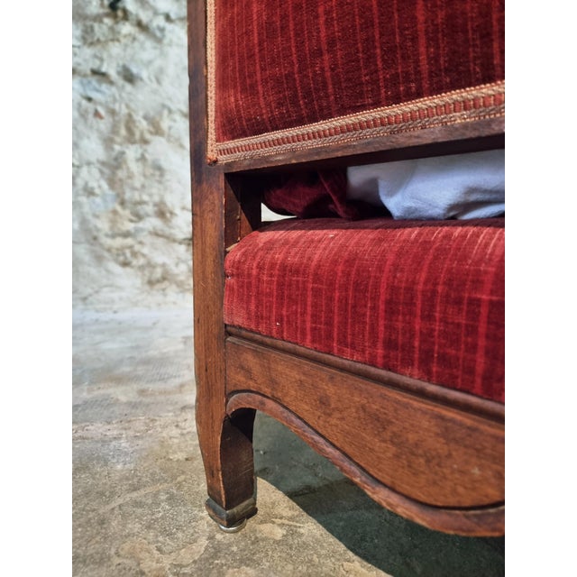 Antique Louis XV French Adjustable Beechwood Frame Daybed, 1920s For Sale - Image 3 of 18