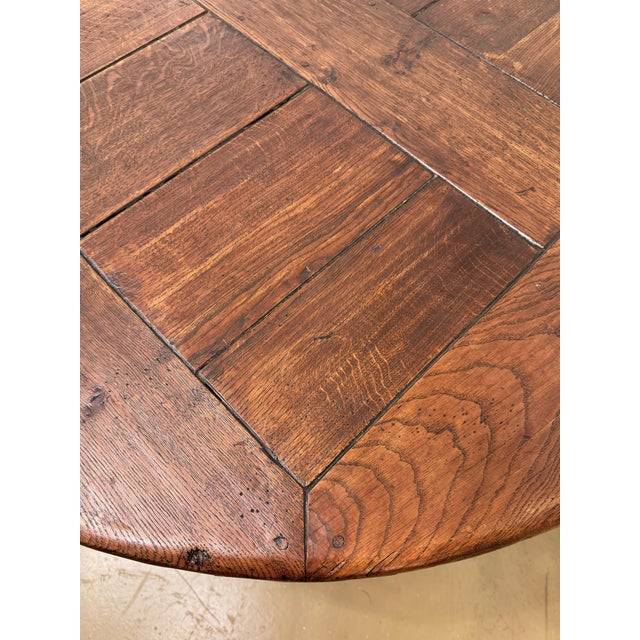 Brown 19th Century Round French Table For Sale - Image 8 of 11