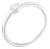 .925 Sterling Silver Miracle-Set Diamond Round Shaped Promise Ring (0.05 Cttw, J-K Color, I1-I2 Clar EVS1010 For Sale