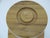 Brown Vintage 1976 Hand Turned Wood Geometric Circular Box With Dome Lid For Sale - Image 8 of 10
