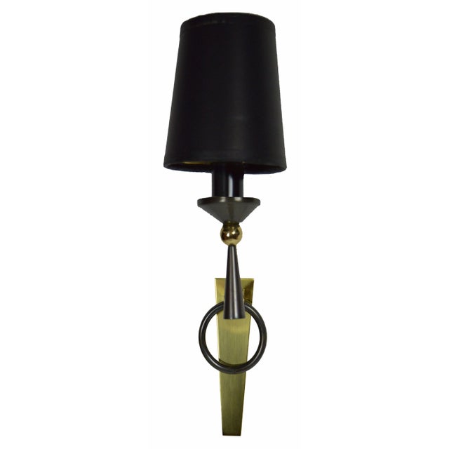 1960s Vintage J. Adnet French Sconces - Pair For Sale - Image 5 of 6