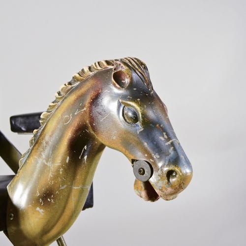 Vintage Children's Barbers Horse Chair, 1950s For Sale - Image 5 of 9